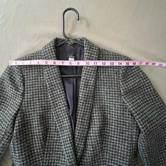 J. Crew Parke Houndstooth Wool Blazer 4 - Picture 9 of 12